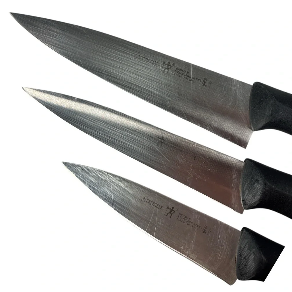 J.A. Henckels International Knife Set Of 3 & Shears Essential Kitchen Knives